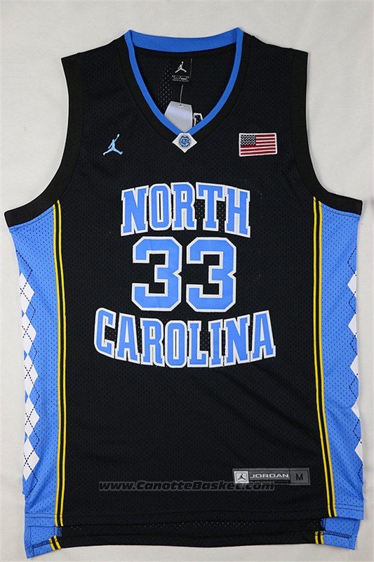 Maglia NCAA North Carolina Tar Heels Antawn Jamison #33 Nero